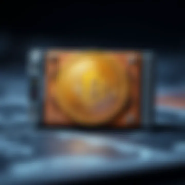 An old Ledger device displaying a Bitcoin symbol, highlighting the topic of Bitcoin safety and storage.