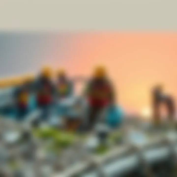 A group of outdoor miners using equipment in natural settings, showcasing the trend of outdoor mining.