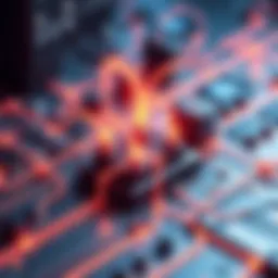 Illustration showing miners connecting to a p2pool network, enhancing security against 51% attacks