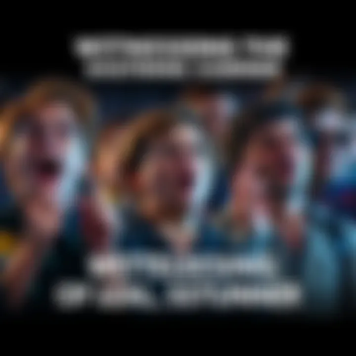 A group of people showing shocked expressions as they witness an unexpected event in real life