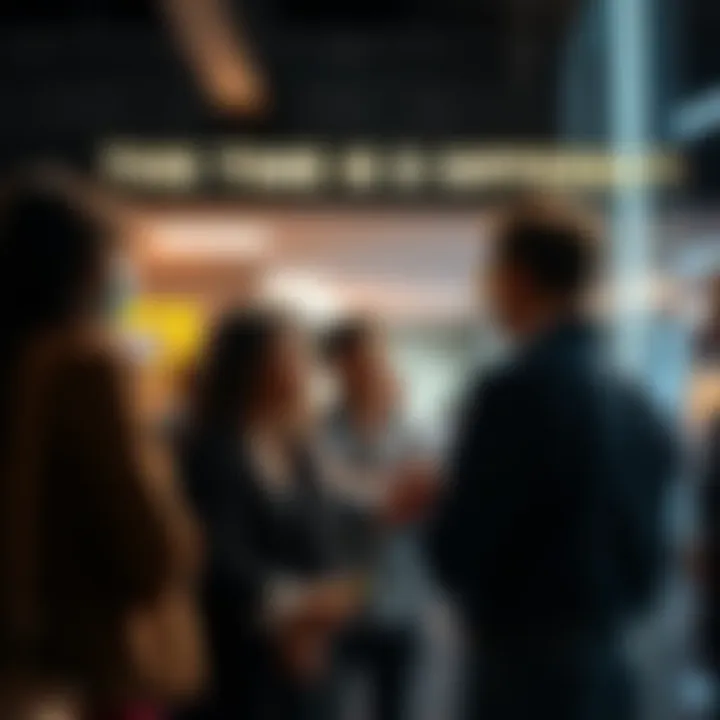 A group of diverse people engaged in a conversation about today's challenges and decisions