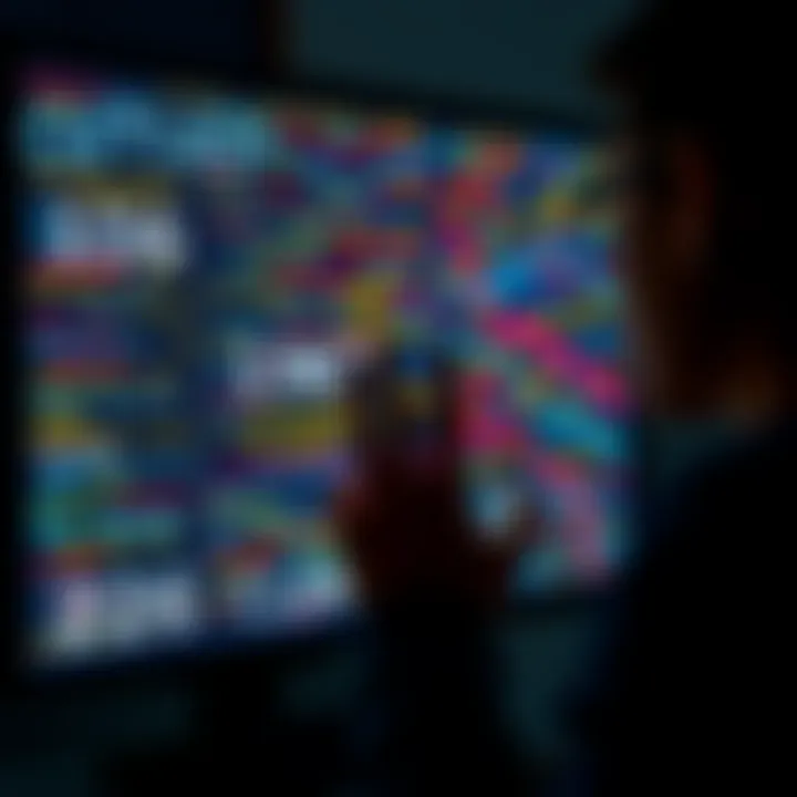 A person looking at a computer screen filled with jumbled words, trying to solve a bitcoin seed phrase challenge
