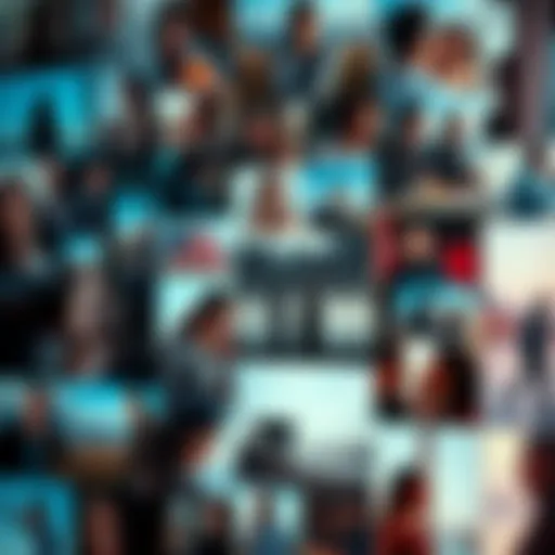 A collage of photos and screenshots illustrating emotional moments captured in daily life.