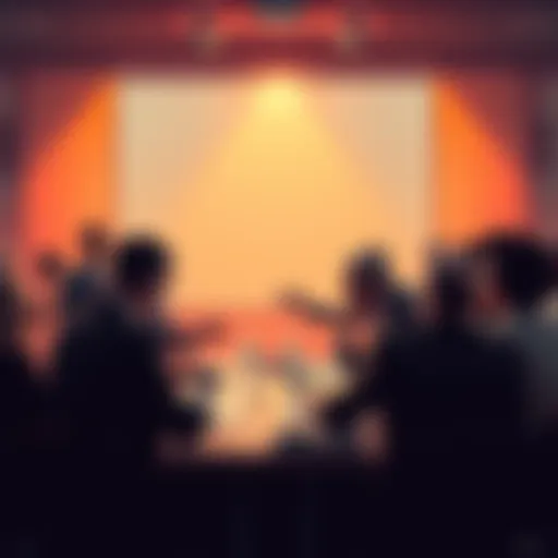 A group of politicians and citizens engaged in a discussion at a town hall meeting, highlighting key political issues of 2025