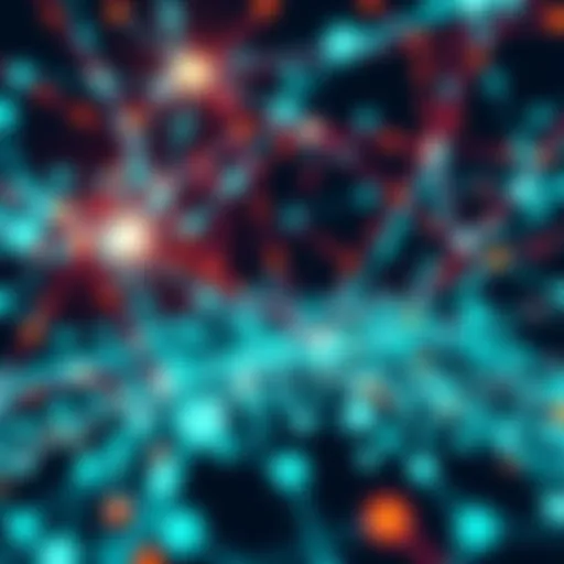 A visual representation of Polkadot's blockchain technology showcasing interconnected networks and digital advancements.