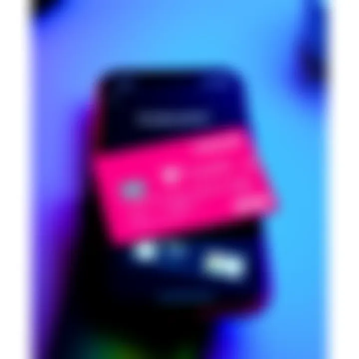 A Visa card featuring the Polkadot logo, shown on a smartphone screen with Apple Pay and Google Pay icons displayed.