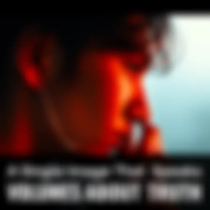 A powerful photograph conveying emotion A striking image that captures deep feelings and truths, showing a person in thought with a simple, meaningful background.