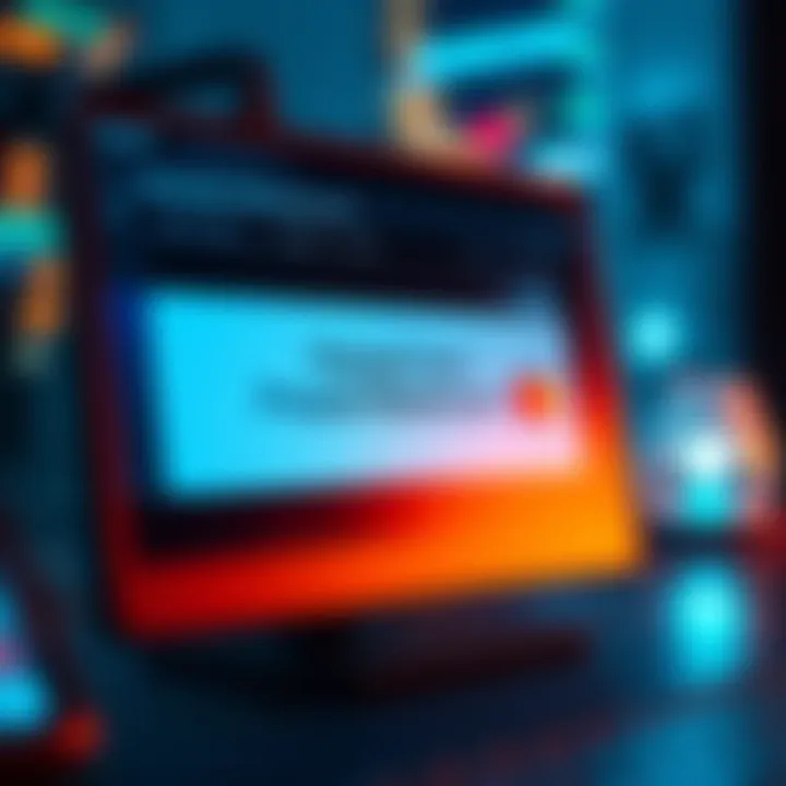 A computer screen displaying an email regarding a prepaid Mastercard offer, with a focus on the sender's address blockfidistribution@