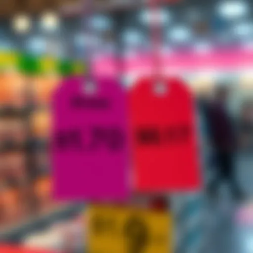 A visual showing a price tag labeled $1.70 next to another tag at $0.17, highlighting the price difference.