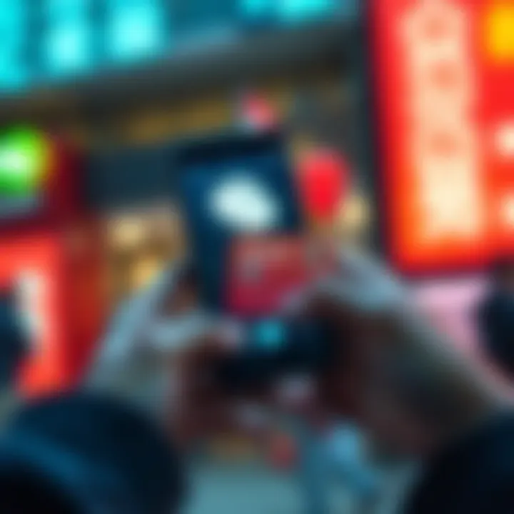 Using Revolut with Alipay and WeChat A person trying to make a payment using a Revolut card on a smartphone with Alipay and WeChat logos on the screen