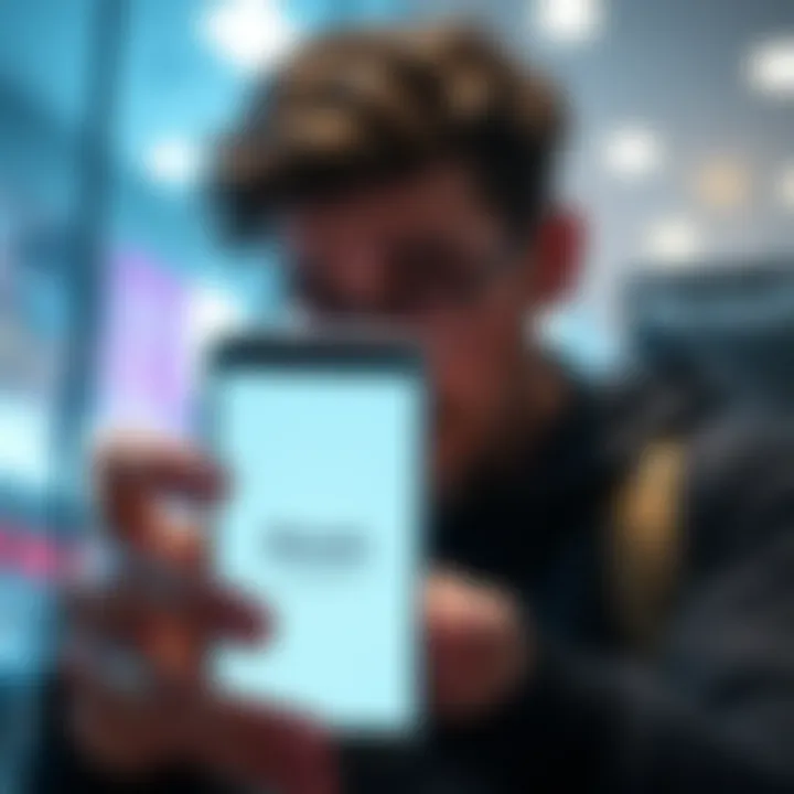 Frustrated user looking at a smartphone with a Revolut error message on a custom ROM