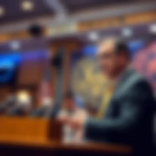 SEC Chair Paul Atkins speaking about the classification of crypto tokens at a press conference.