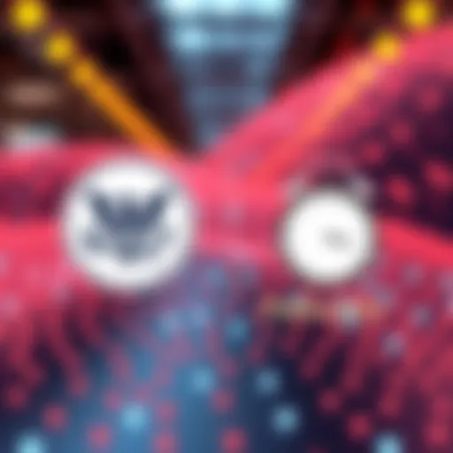A graphic showing the SEC logo alongside the Grayscale logo, with a clock symbol indicating a delay, and Polkadot imagery in the background.
