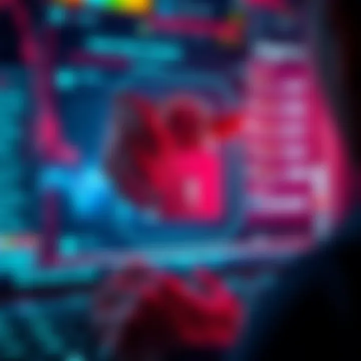 A person securing their pass phrase with a lock on a digital screen, symbolizing safety for their funds.