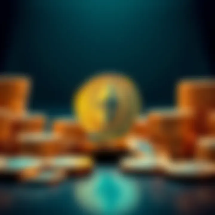 SharpLink Gaming logo with Ethereum symbol and stacks of coins representing $517 million investment