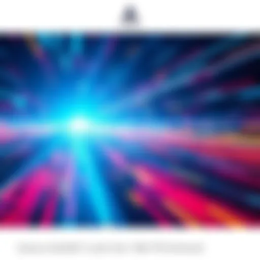 A visual representation of Solana's blockchain achieving over 100,000 transactions per second, symbolizing speed and efficiency in decentralized applications.