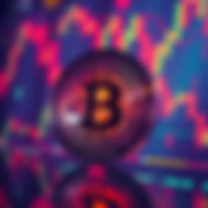A close-up of the Solana cryptocurrency symbol with a vibrant background representing the crypto market.