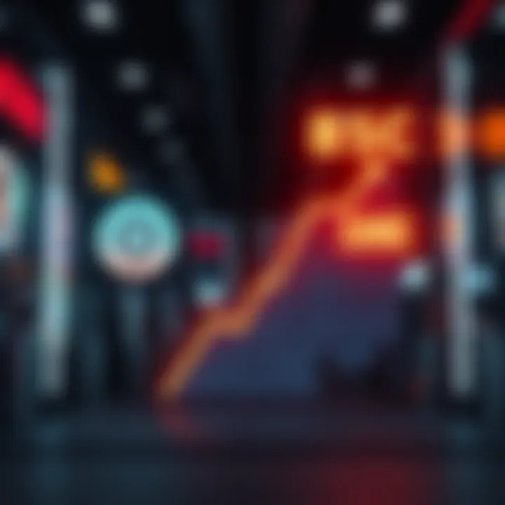 Solana and BSC Market Comparison A visual showing the decline of Solana and the rise of BSC in the meme market, with respective symbols or icons representing both networks and an upward trend for BSC