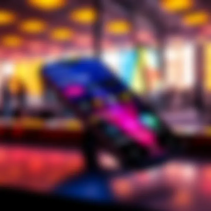 Solana Launchpad on Android A smartphone displaying the Solana Launchpad interface with crypto investment options on the screen.