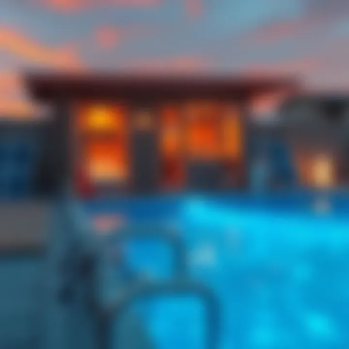 Solar shed with a set and forget pool A solar shed featuring a low-maintenance pool setup powered by an old CPU, surrounded by solar panels.