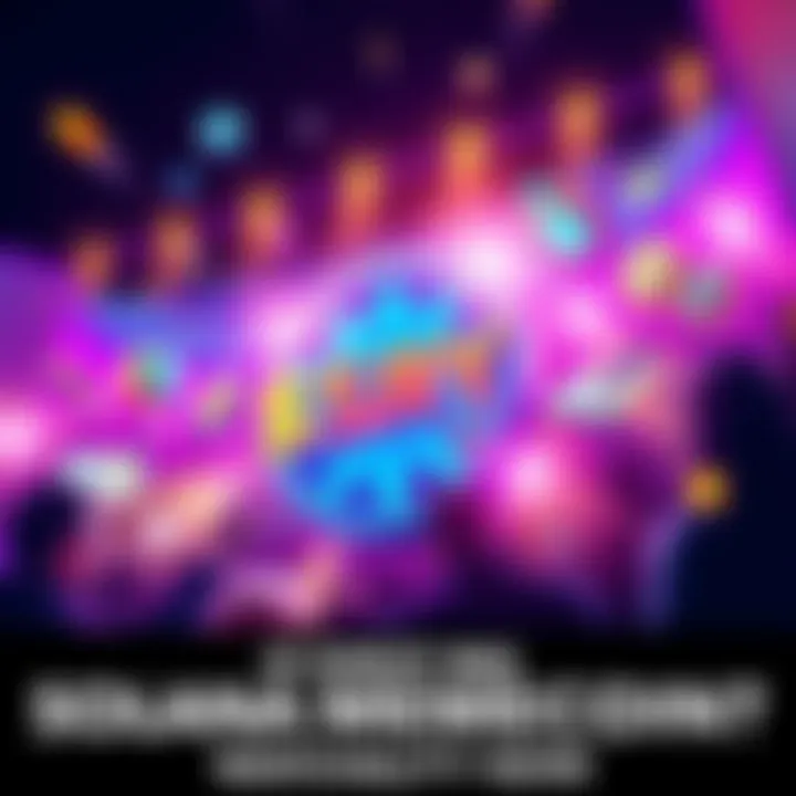 A vibrant graphic showing the $SRY logo with engaging community elements like competitions and NFTs, symbolizing excitement in the crypto space.