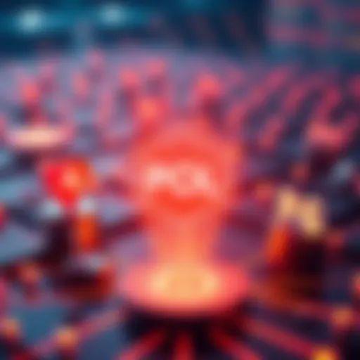 A visual representation of staking POL tokens on a blockchain network, showcasing connections between Polygon and Agglayer, with icons representing rewards and airdrops.