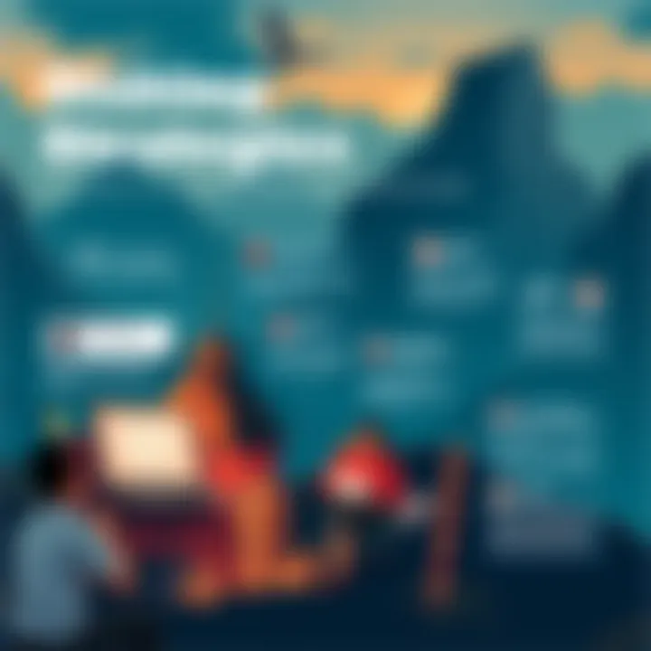 An infographic illustrating effective strategies for staking Solana, showcasing user testimonials and tips for maximizing returns.