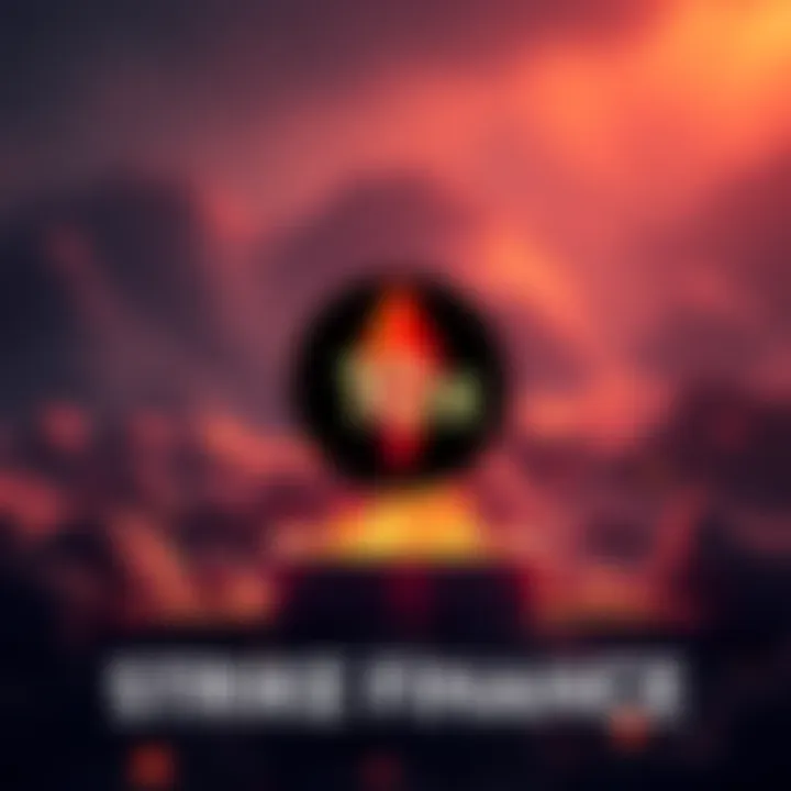 Strike Finance logo with Cardano logo showing 10x leverage graphic