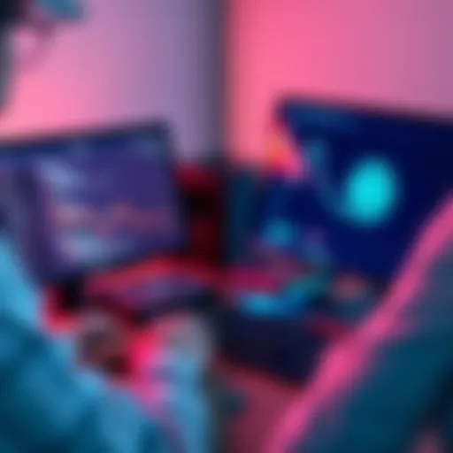 A person using a computer to transfer cryptocurrency to a Trezor wallet, with a Trezor device on the desk and a secure connection shown on screen.