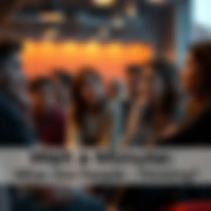 Thoughtful People Engaged in Discussion A group of people sitting together, deep in conversation, with curious expressions as they share questions and thoughts.