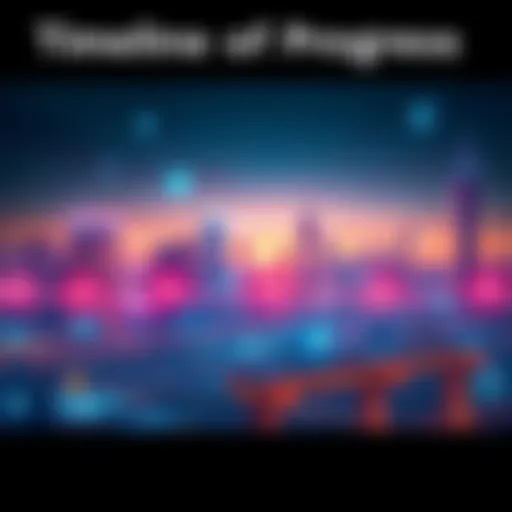 A visual timeline showing major societal, technological, and cultural changes over the last 14 years