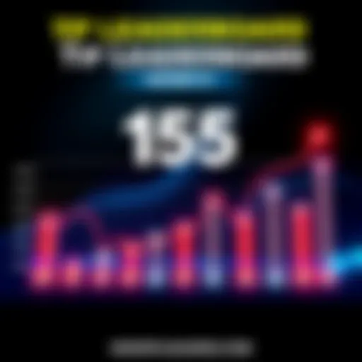 Graph showing top rankings and strategies from Round 155 of the leaderboard