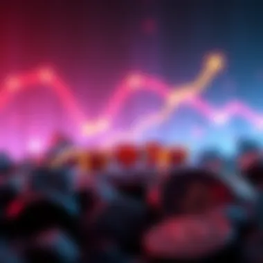 A graphic showing a rising graph with coins symbolizing the $ token and key milestones for 2025 lined up, signaling potential growth.