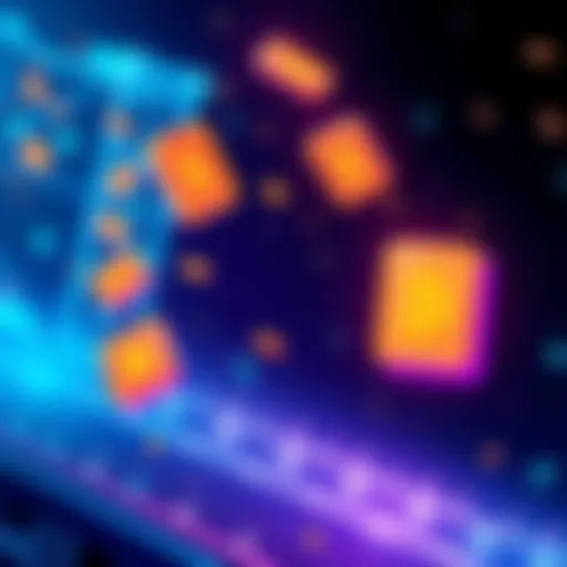 An illustration showing tokens being transferred from one blockchain to another, symbolizing the bridging process for Shannon POKT to BASE.