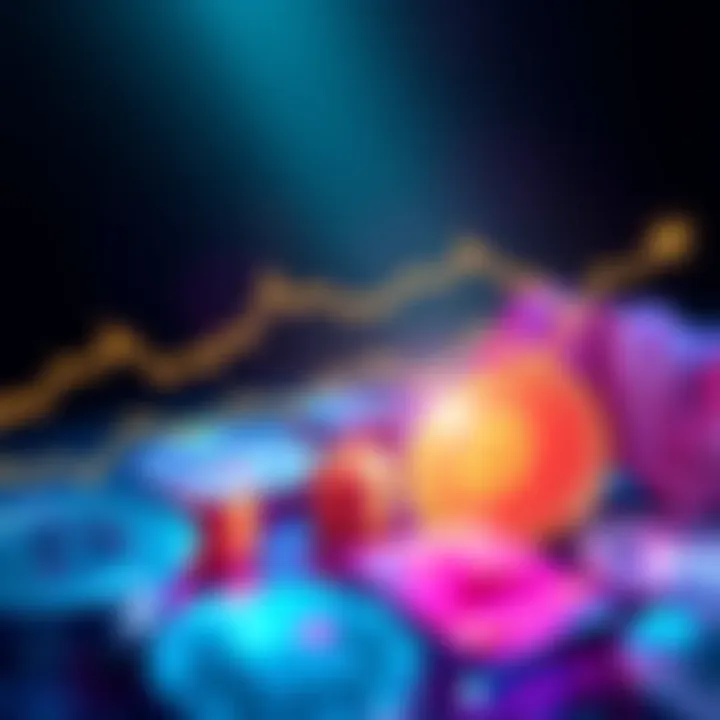 Graph showing large-cap altcoins like HBAR, LINK, ETH, and ADA with upward trends