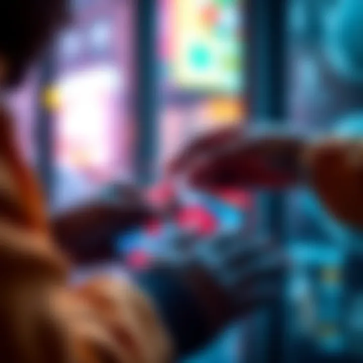 A person transferring XRP cryptocurrency from Robinhood to a secure digital wallet