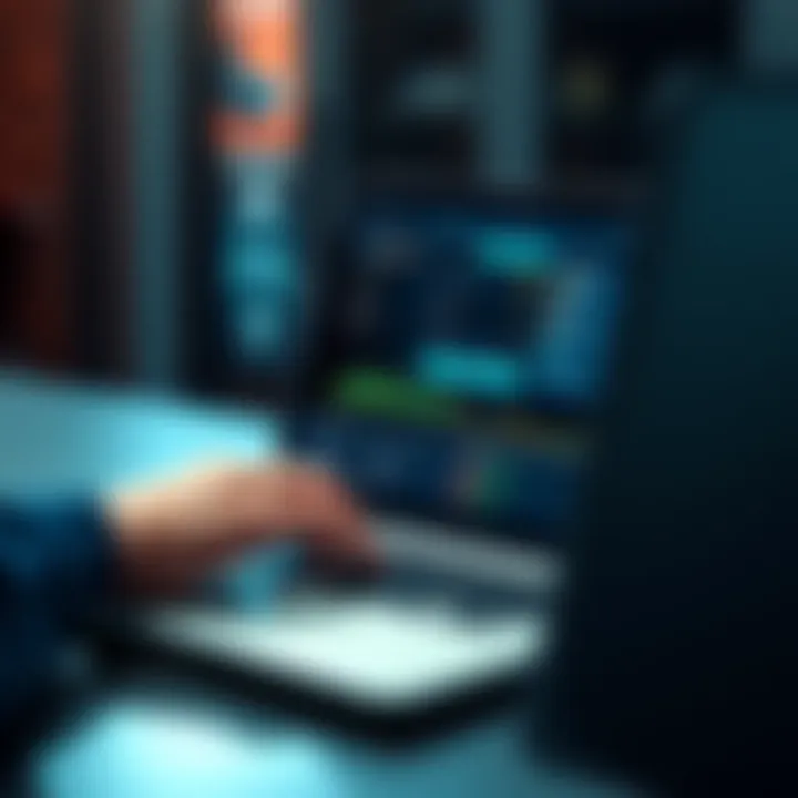 A person using a laptop to transfer funds from Kraken to a European bank account, showing a digital currency interface on the screen.