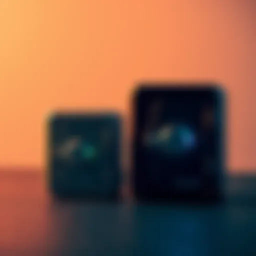 Trezor Safe 7 wallet placed beside the older Safe 5 to compare sizes and features