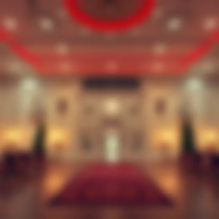 A list of donors supporting Trump's luxury ballroom project displayed at the White House.