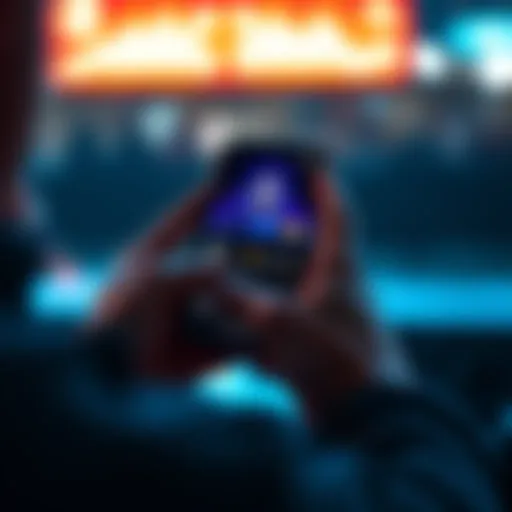A person using Trust Wallet on a smartphone, displaying its user-friendly interface with digital assets.