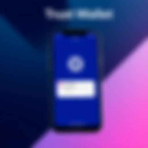 A smartphone showing the Trust Wallet interface with Polkadot logo, illustrating an unstaking process