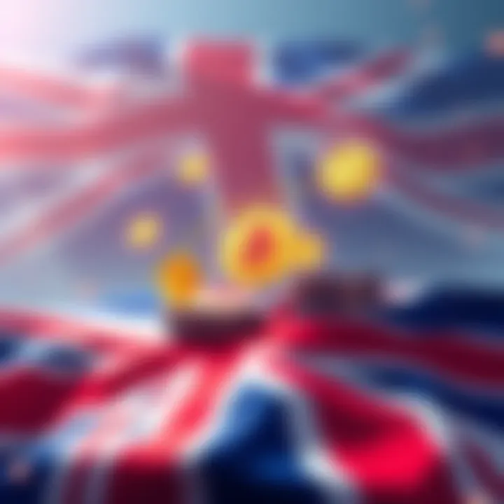 UK Lifts Crypto ETP Ban A graphic showing rising cryptocurrency symbols and a UK flag, representing the lifting of the crypto ETP ban in the UK