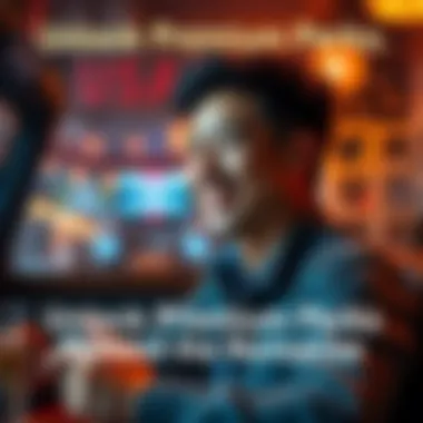 Unlock Premium Perks A person enjoying premium services with a smile, showcasing ease in accessing benefits