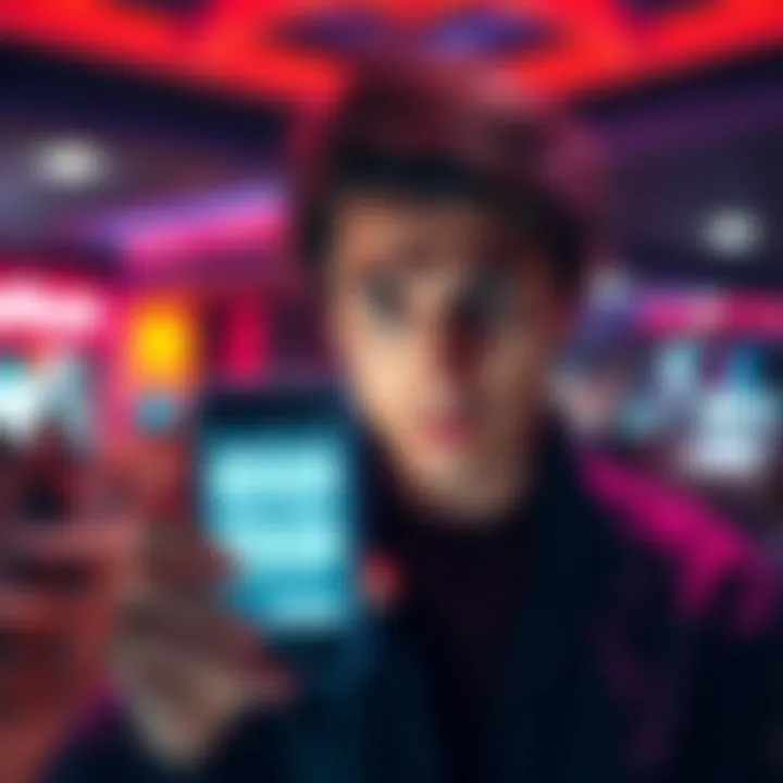 Person looking worried while holding a phone showing a wallet app without Helium tokens