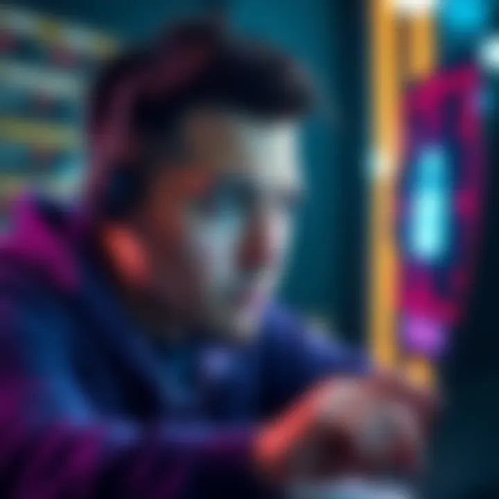 A person looking frustrated while trying to log into their device with a recovery message on the screen.