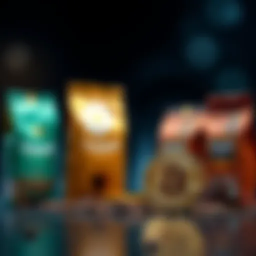 A graphic showing Vanadi coffee products next to a Bitcoin symbol, representing the company's $1.1 billion investment in cryptocurrency.