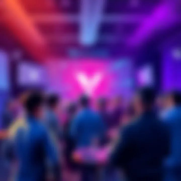 Participants engaging in a lively discussion about Vechain, sharing ideas and asking questions about blockchain technology.