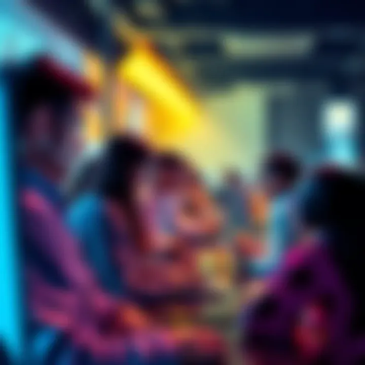 People discussing blockchain technology and Vechain projects in a vibrant online forum.