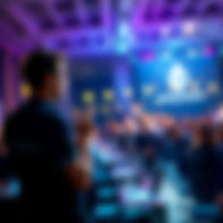 Vitalik Buterin Discussing Ethereum Vitalik Buterin speaks at a conference about Ethereum's layer-2 solutions