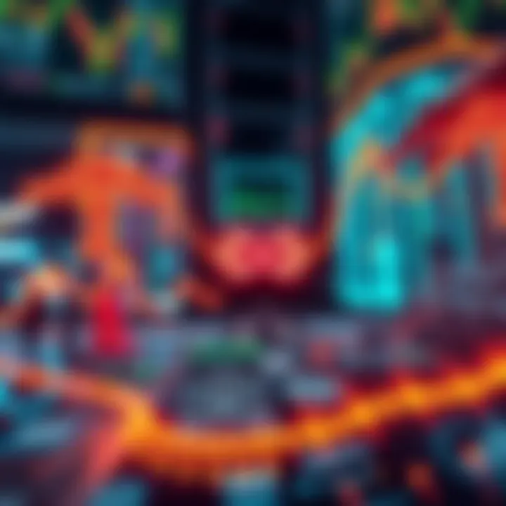 Wealth Transfer in the Financial Market A visual representation showing currency flow between institutions, highlighting XRP as a significant asset, amidst collapsing exchanges.